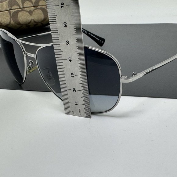 Coach Aviator Sunglasses HC7028 (L915) Jaclyn 9138/17 59 [] 13 135 Silver main image 13